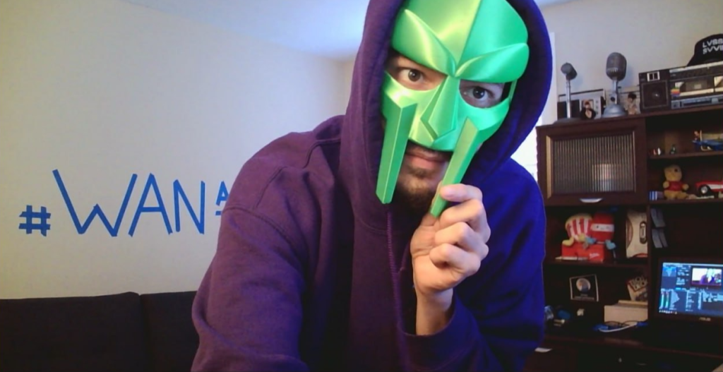 JTP REPRESENTS THE MF DOOM MASK ON LIVE STREAM // Apr.7.2025 https://kick.com/juanthepigeon